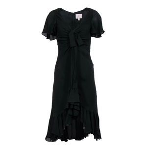 CINQ A SEPT Black Ruffle Dress